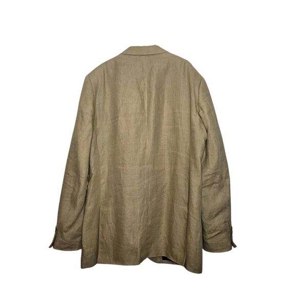 J. Crew Men's Blazer Size 44L Ludlow Baird McNutt Irish Linen Unstructured - Picture 3 of 6